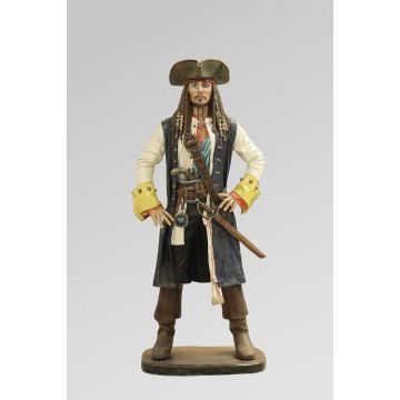 Pirat Jack Sparrow lebensgroß