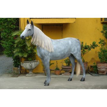 Appaloosa Pferd mit Echthaarmähne lebensgroß