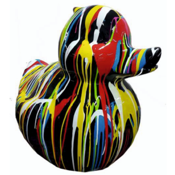 Ente bunter Farbverlauf vergrößert