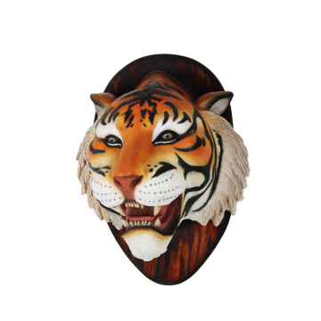 Tigerkopf lebensgroß