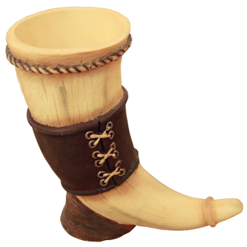 Wikinger Horn lebensgroß