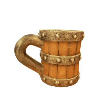 Wikinger Bierkrug lebensgroß