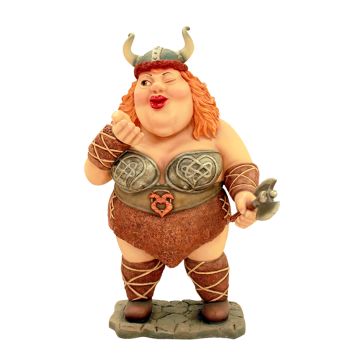 Comic Wikinger Olga lebensgroß