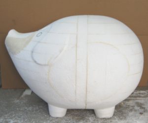 Erstellung des Sparkassenschwein Modells